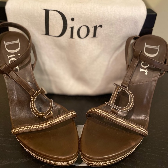 Christian Dior Brown Wedges - Picture 8 of 8